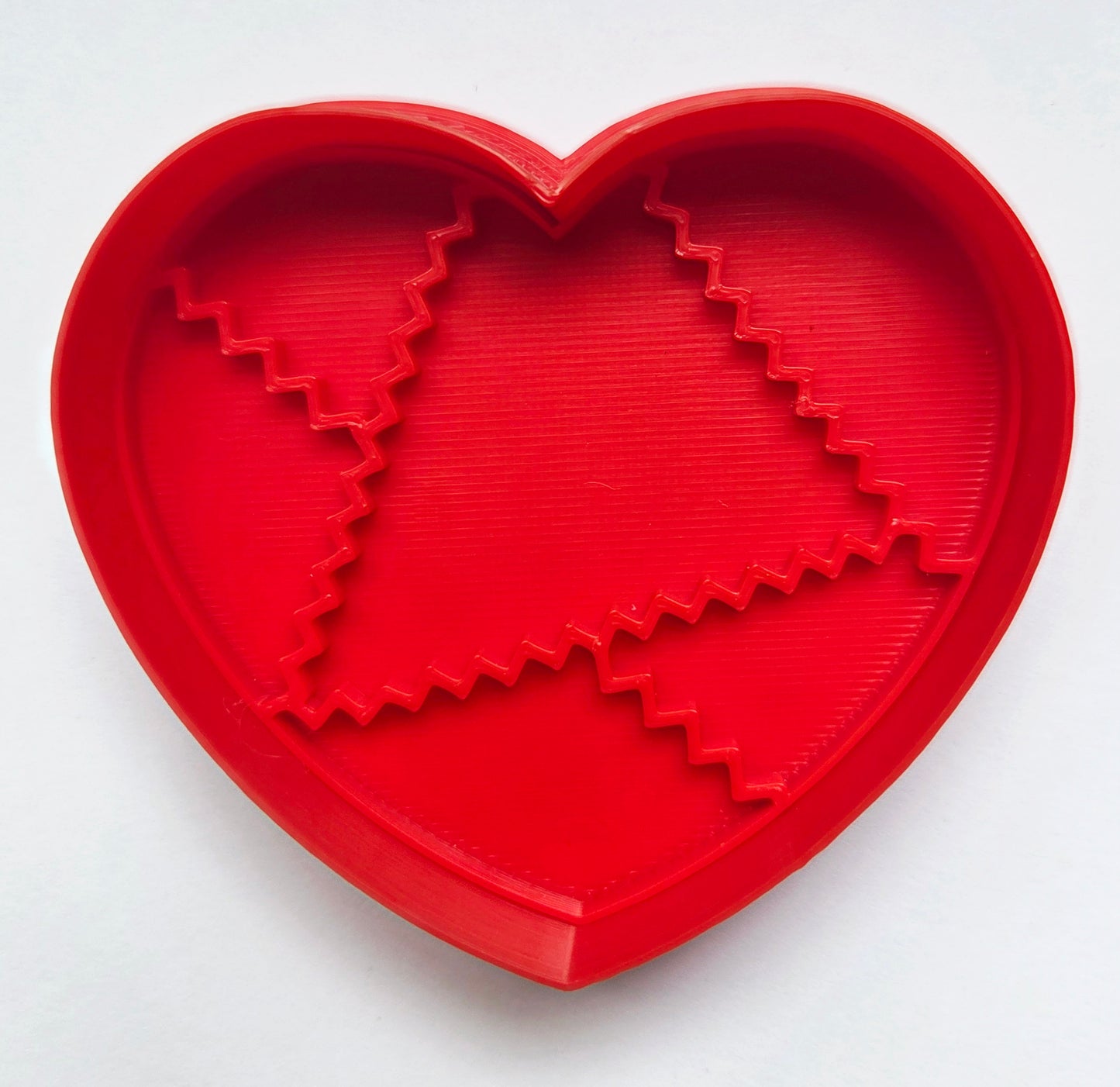 Patchwork Heart Cookie Cutter & Stamp Set