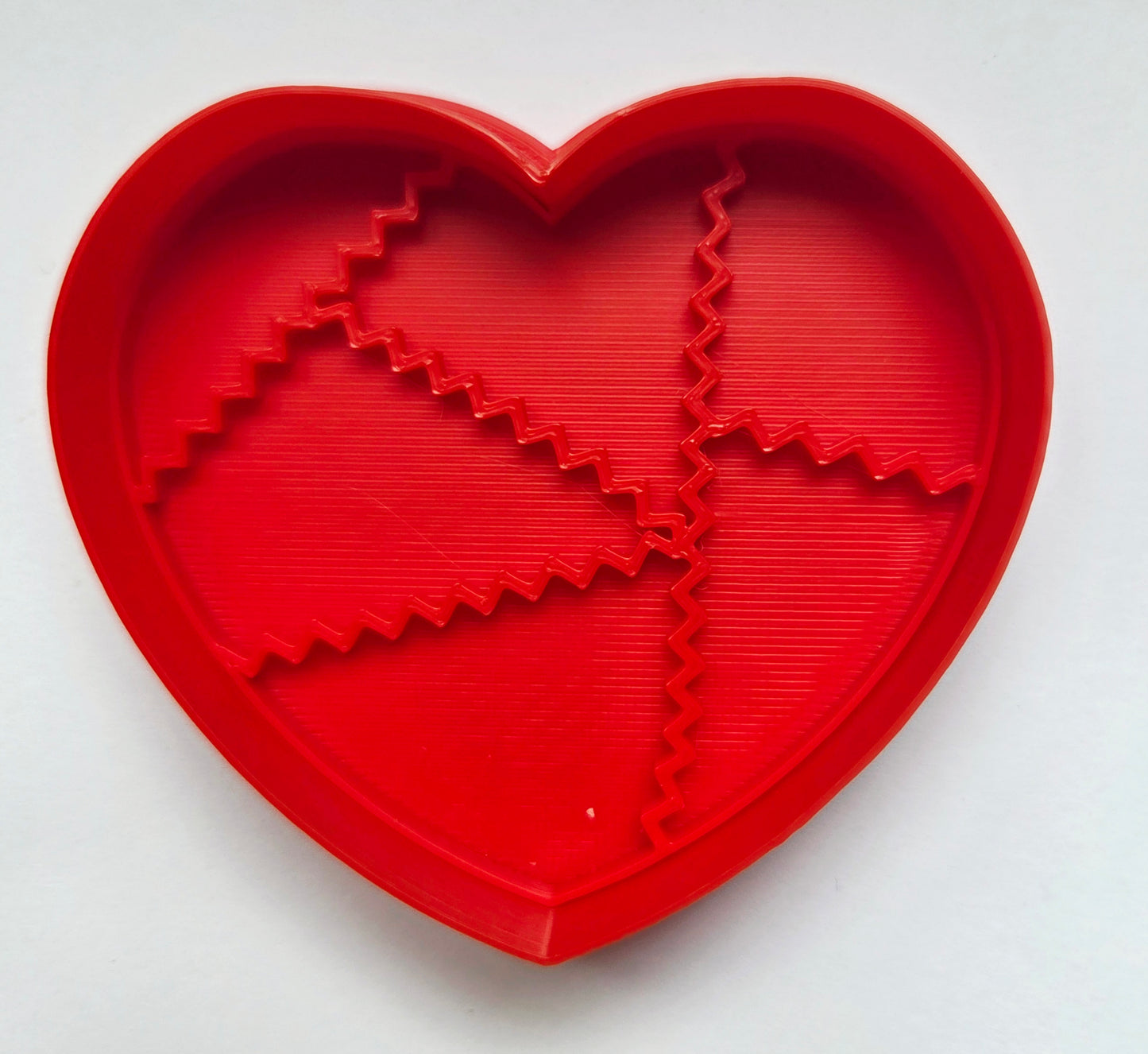 Patchwork Heart Cookie Cutter & Stamp Set