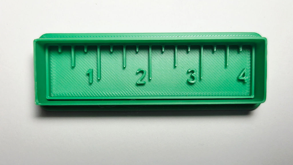 Ruler Cookie Cutter & Stamp Set 