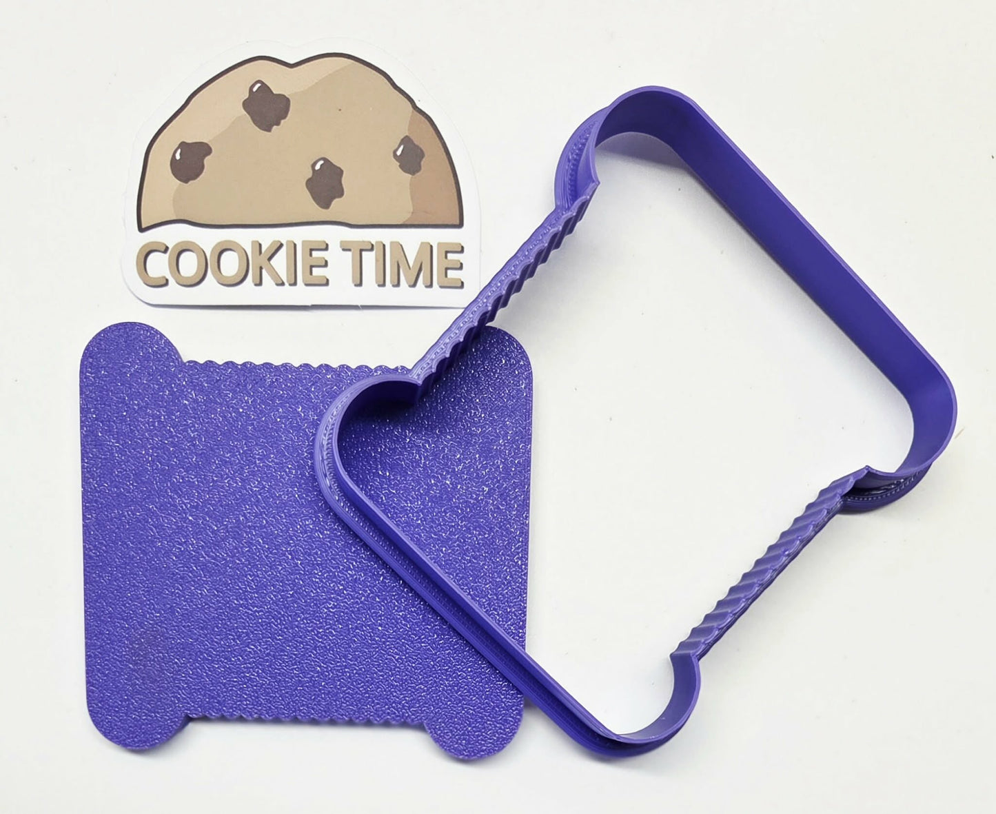 Cross Stitch Bobbin Floss Cookie Cutter & Stamp Set - Dough Biscuit Cutters  3D Printed