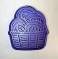 Yarn Basket Cookie Cutter & Stamp Set 