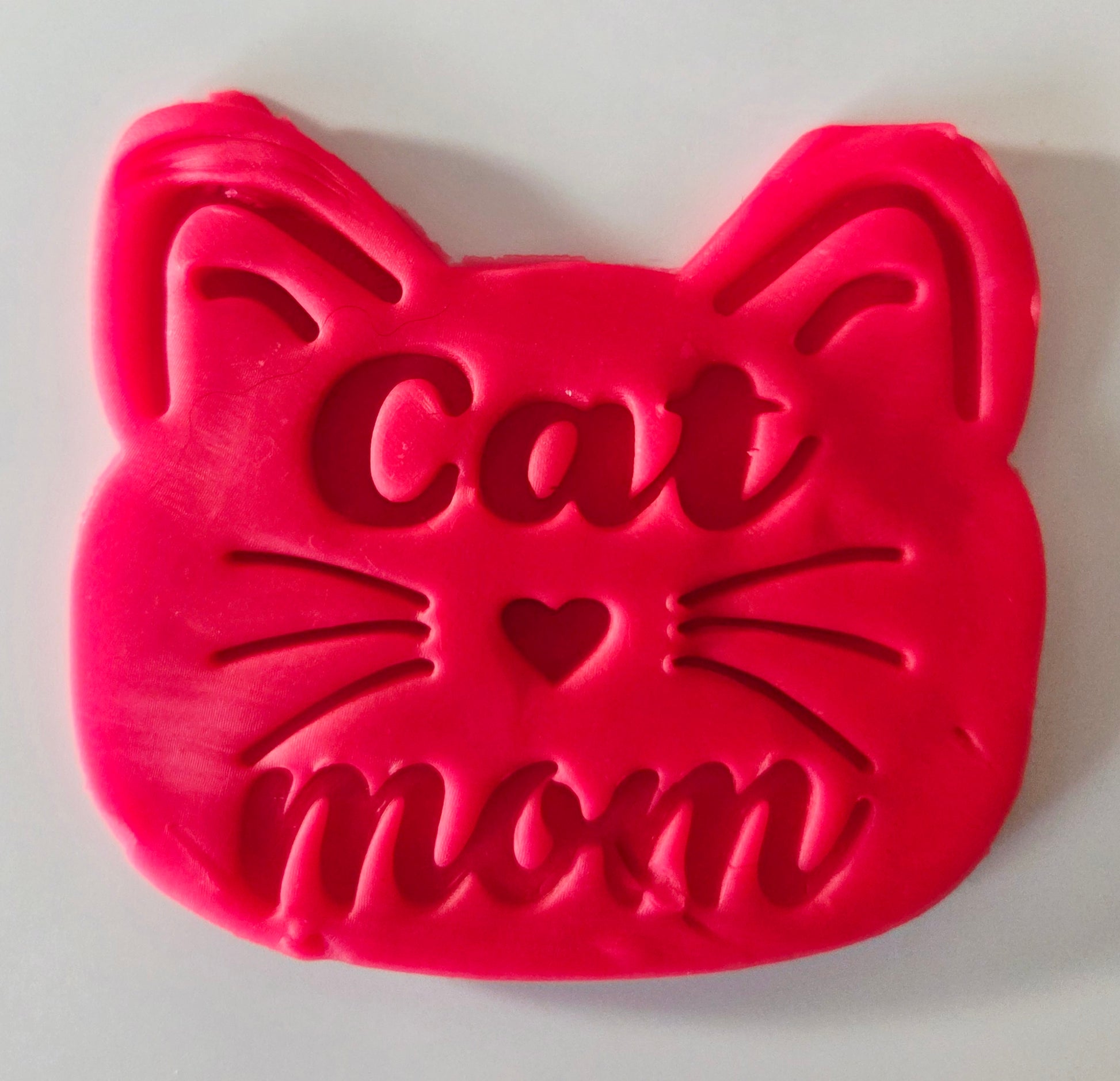 Cat Mom Cookie Cutter & Stamp Set
