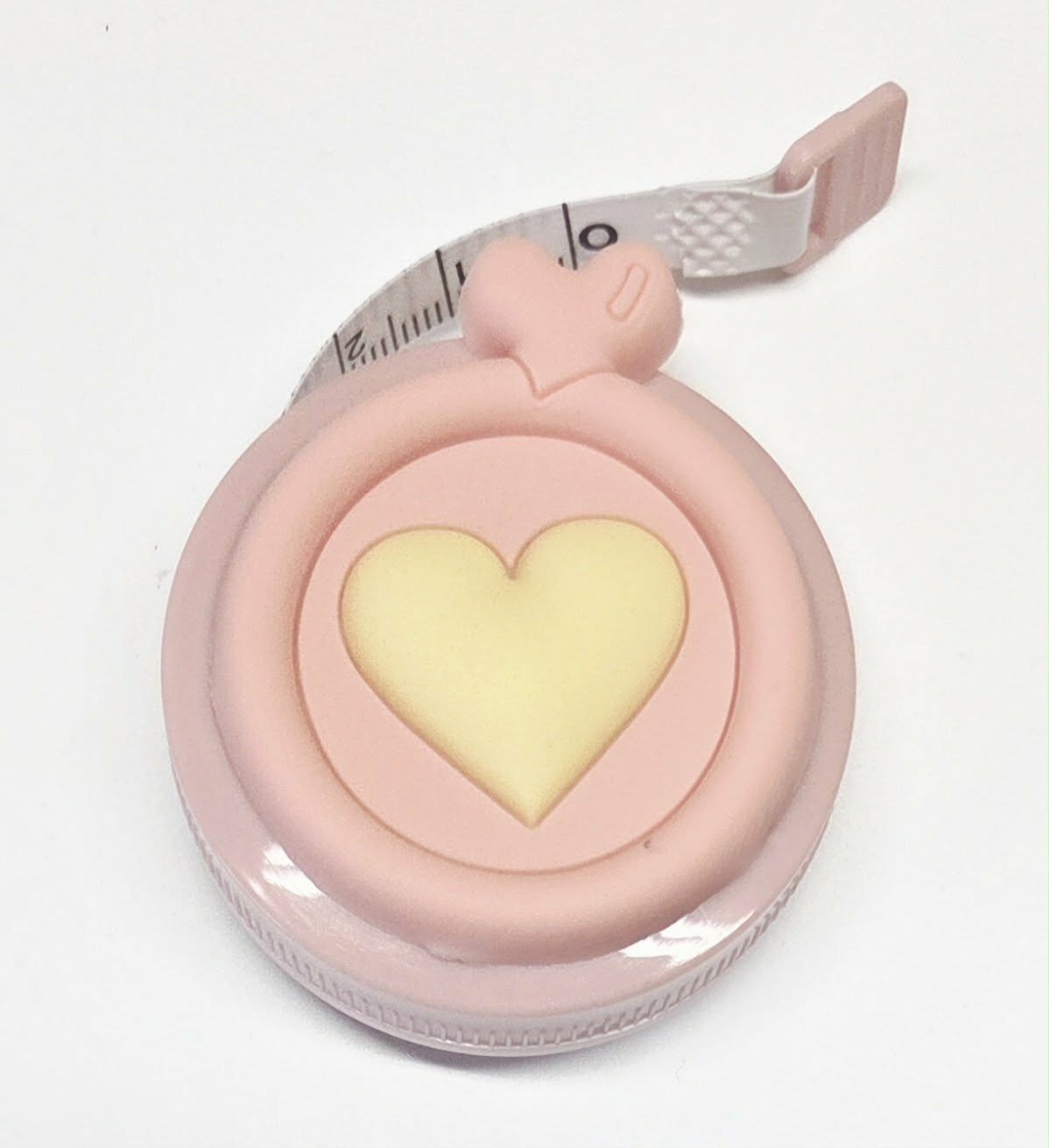 Heart Retractable Tape Measure ~ Measuring Ruler ~ Sewing Tailor Quilter Crafting ~ Tape Measure ~ Soft Flat ~ 60"/150cm