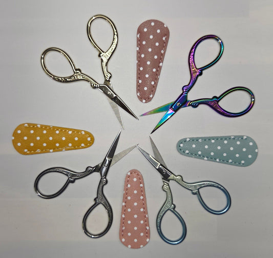 Embroidery Scissors Sheath Snips Crochet, Knitting, Crafters, Quilters
