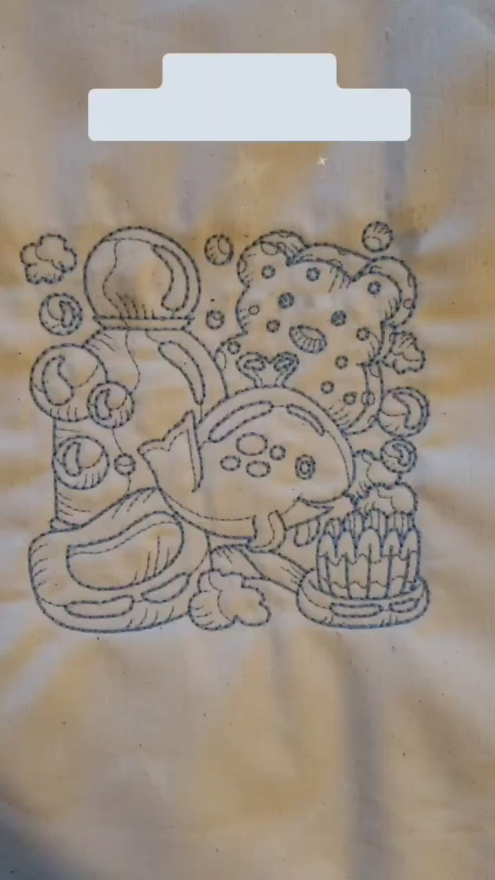 Bath Time For Baby Redwork Full Set - 10 Designs - 5" Square - Baby - Machine Embroidery Designs