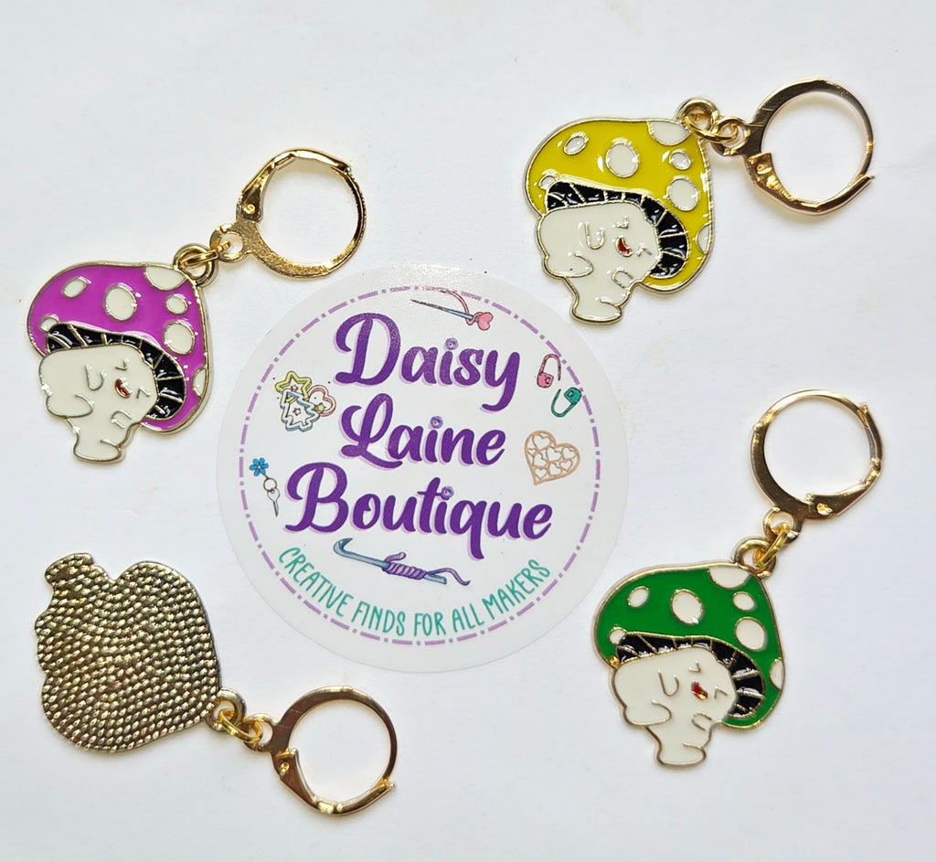 Mushroom Boy Stitch Markers