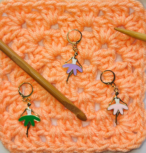 Ballerina Stitch Markers