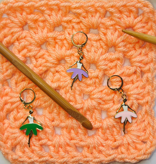 Ballerina Stitch Markers