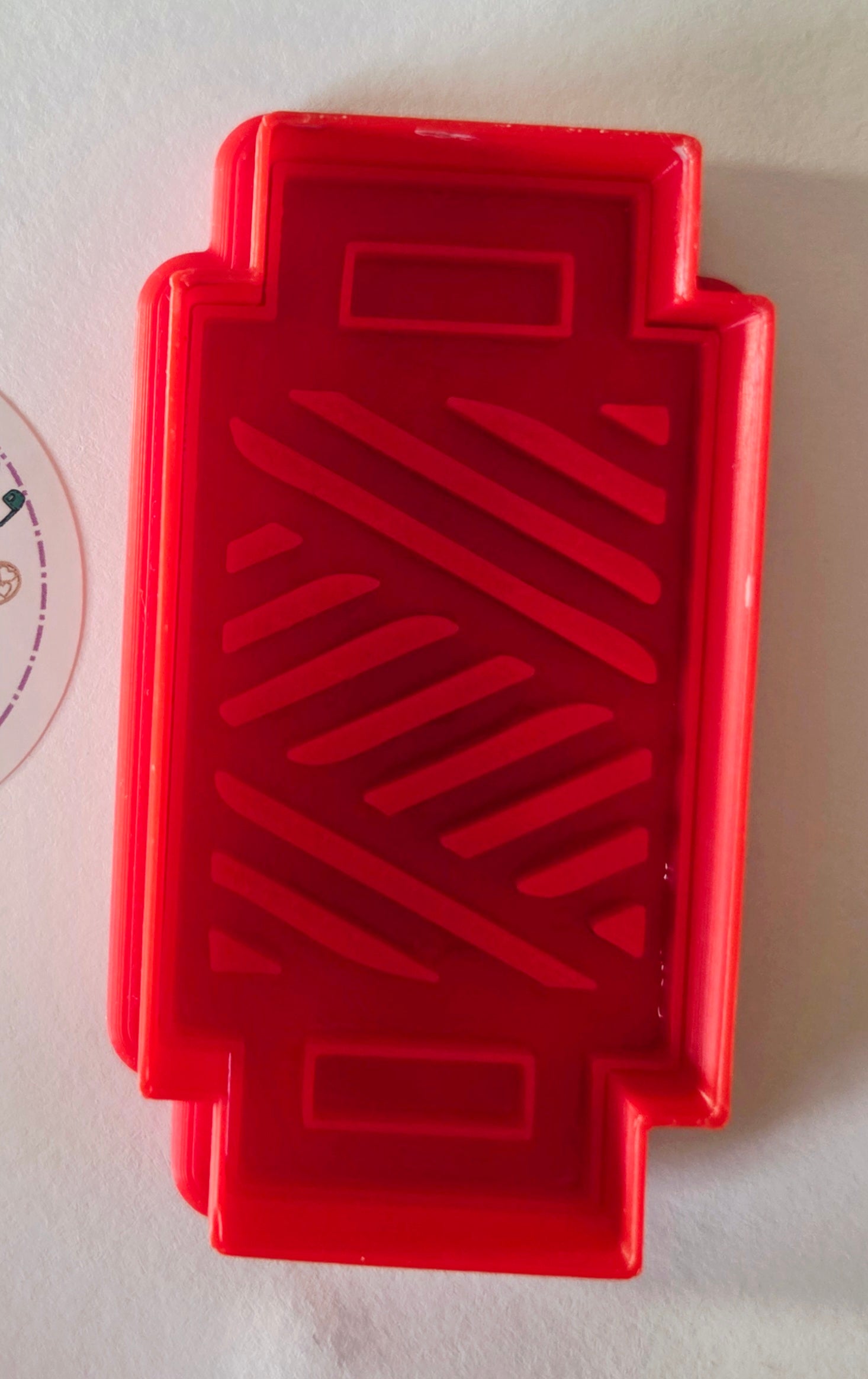 Thread Spool Squared Cookie Cutter & Stamp Set