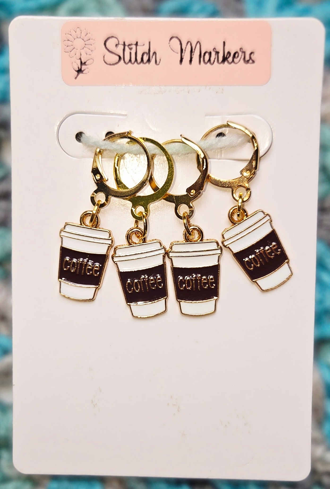Coffee Cup Stitch Markers