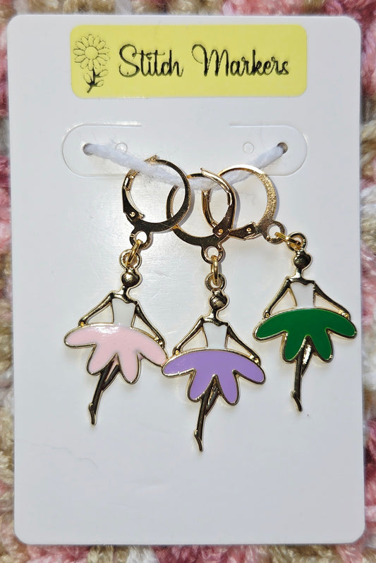Ballerina Stitch Markers