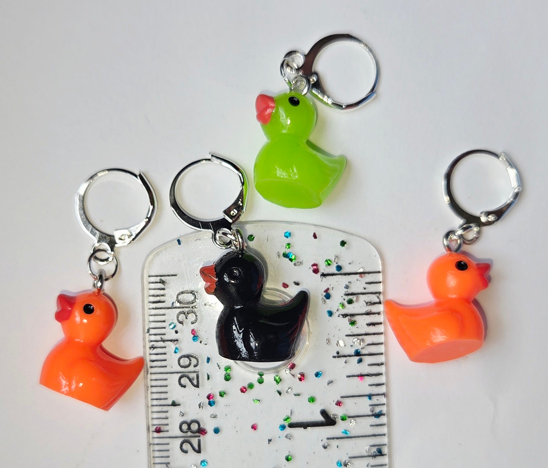 Halloween Rubber Ducky Stitch Markers
