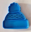 Knitted Stocking Cap Cookie Cutter & Stamp Set