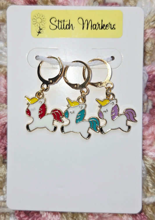 Unicorn Cute Stitch Markers