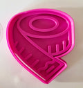 Tape Measure Cookie Cutter & Stamp Set