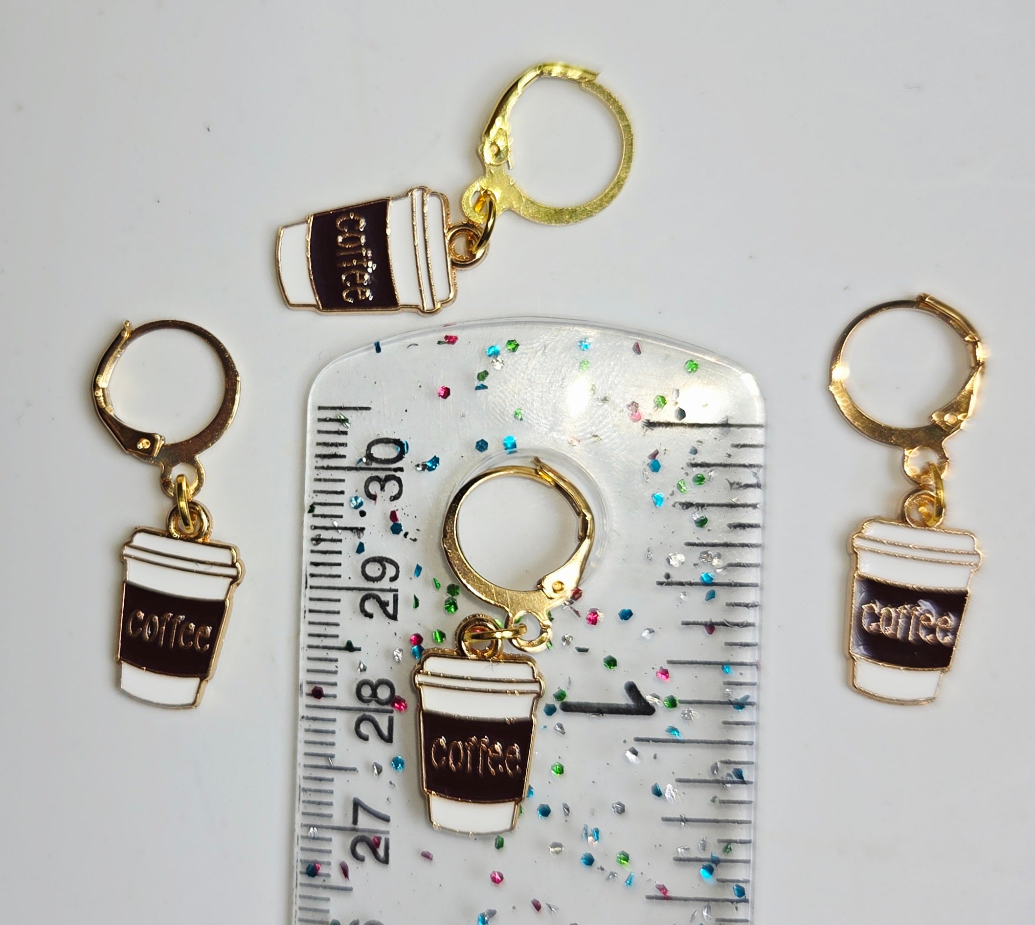Coffee Cup Stitch Markers