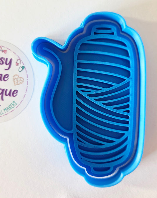 Thread Cone Cookie Cutter & Stamp Set