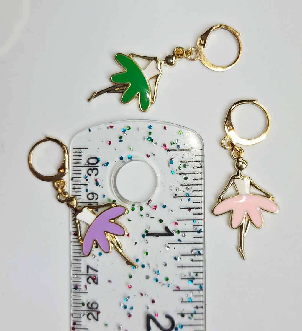 Ballerina Stitch Markers