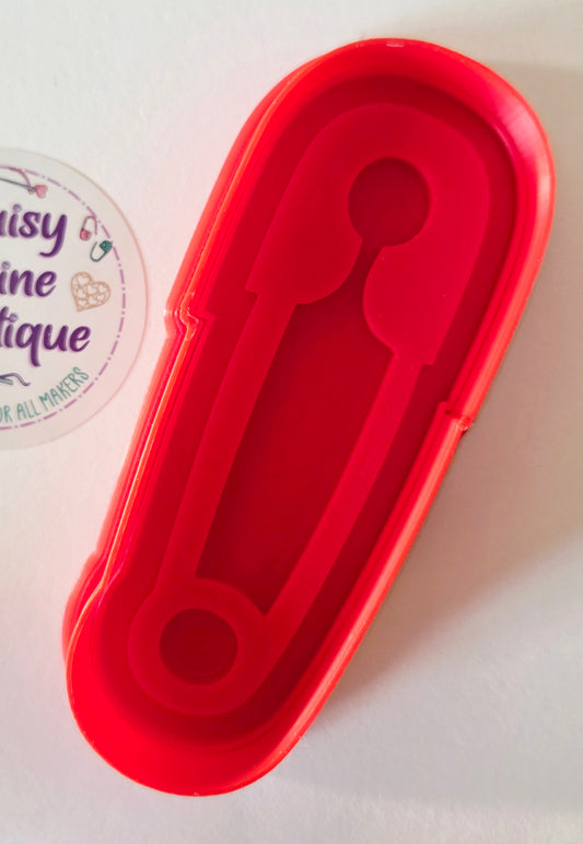 Safety Pin Closed Cookie Cutter & Stamp Set