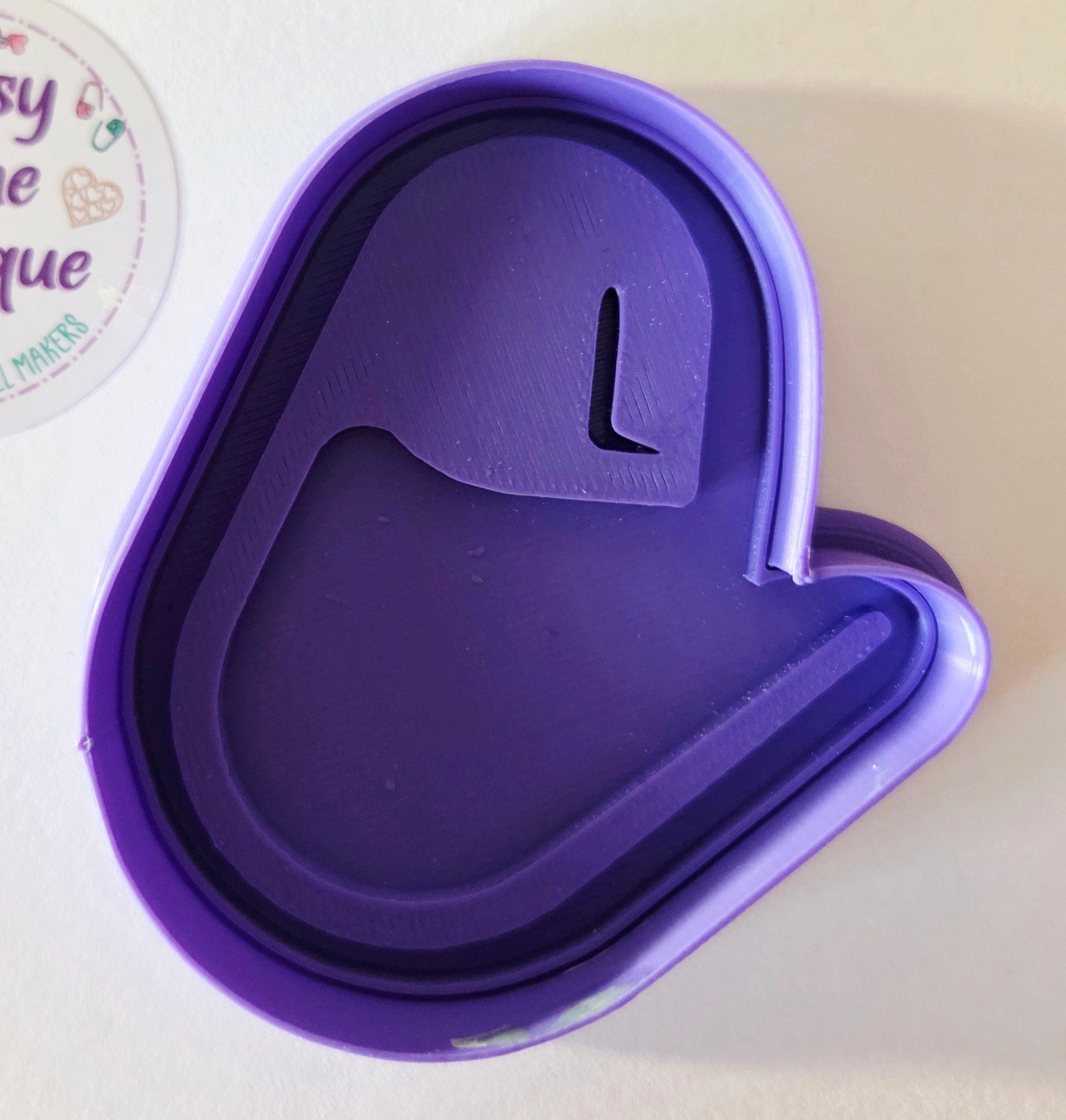 Stitch Marker Open Knitting Crochet Cookie Cutter & Stamp Set
