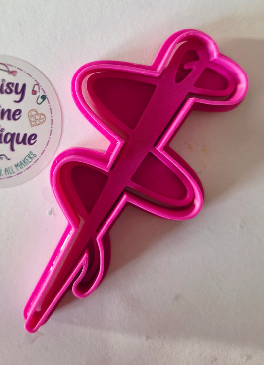 Needle and Thread Cookie Cutter & Stamp Set