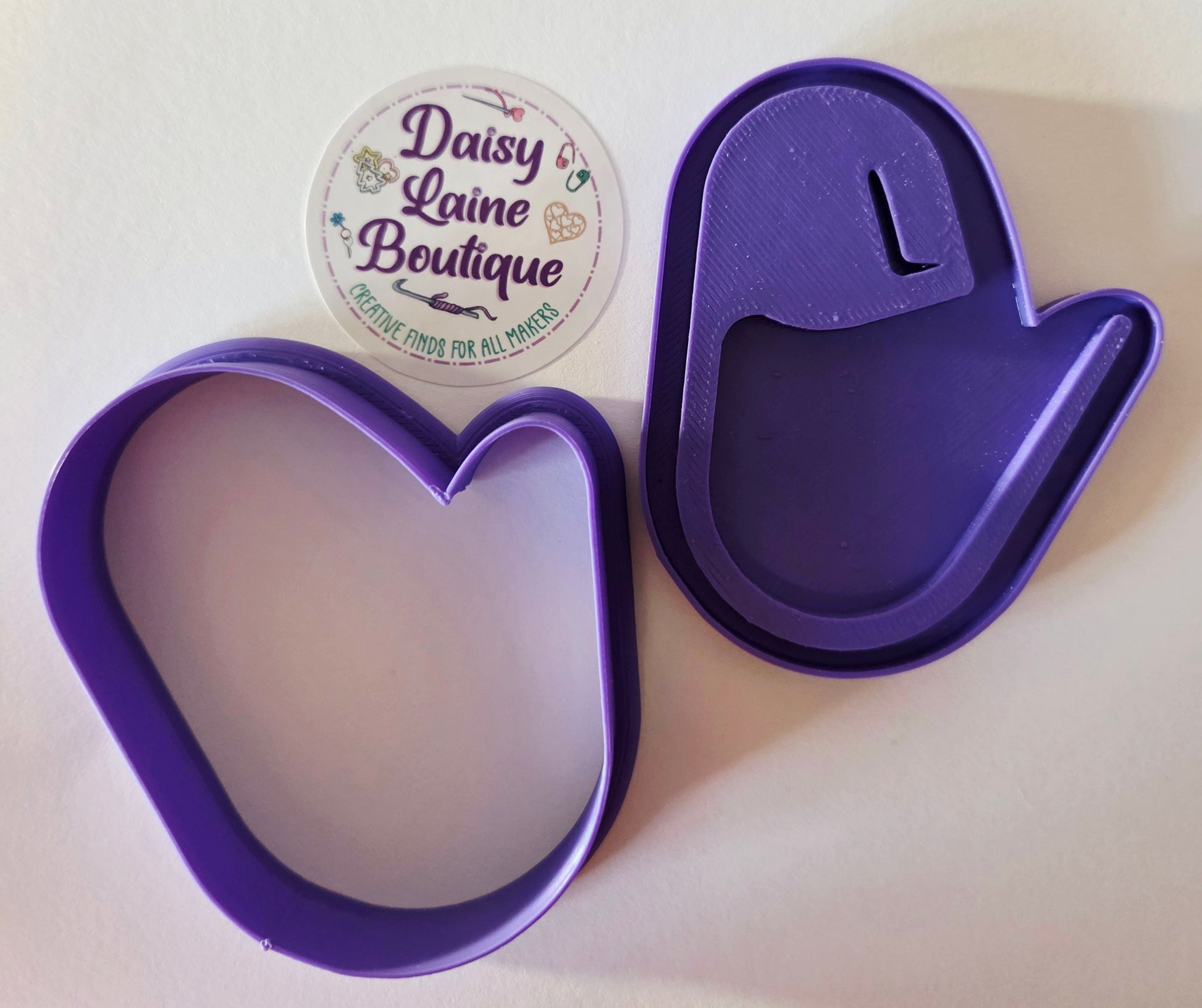 Stitch Marker Open Cookie Cutter & Stamp Set
