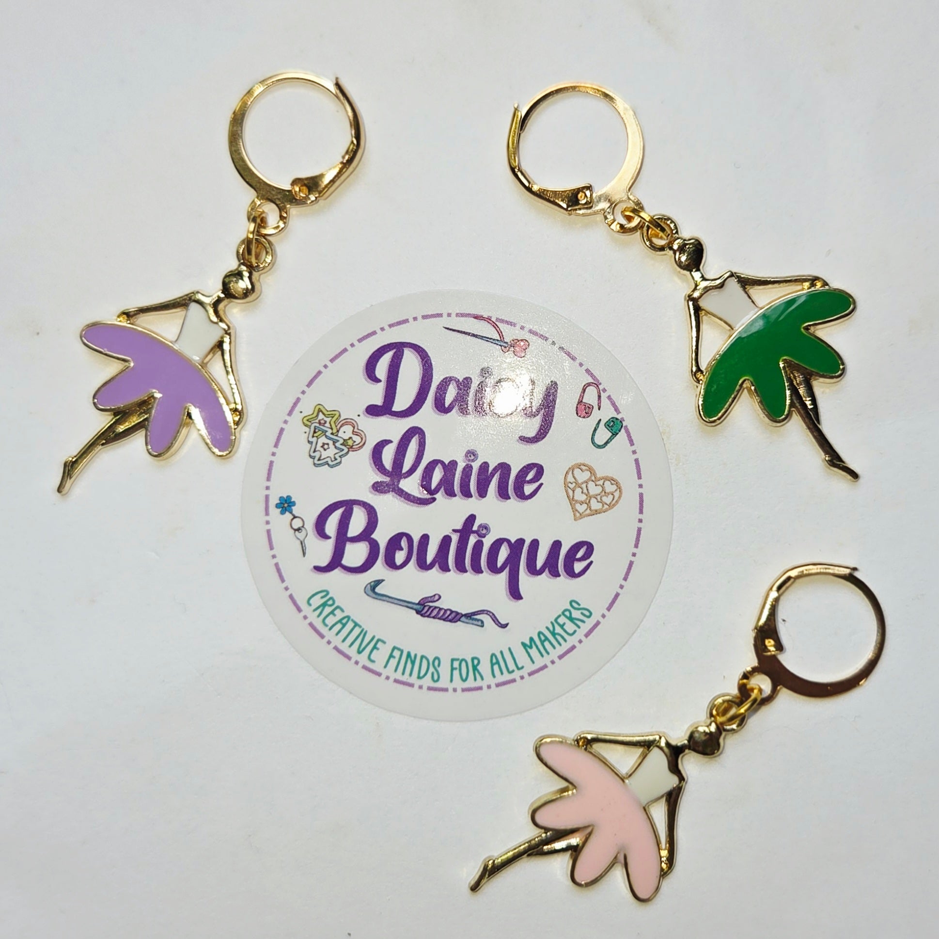 Ballerina Stitch Markers