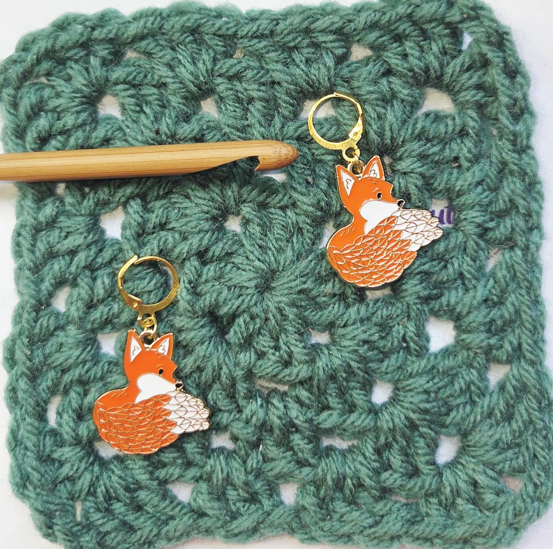 Fox Stitch Markers