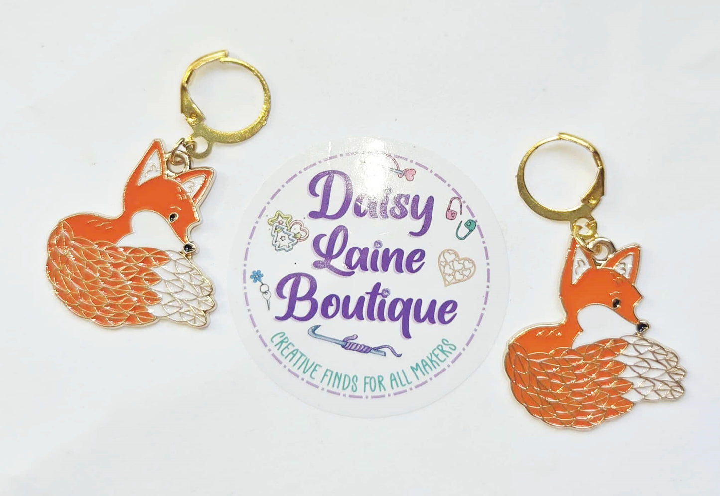 Fox Stitch Markers