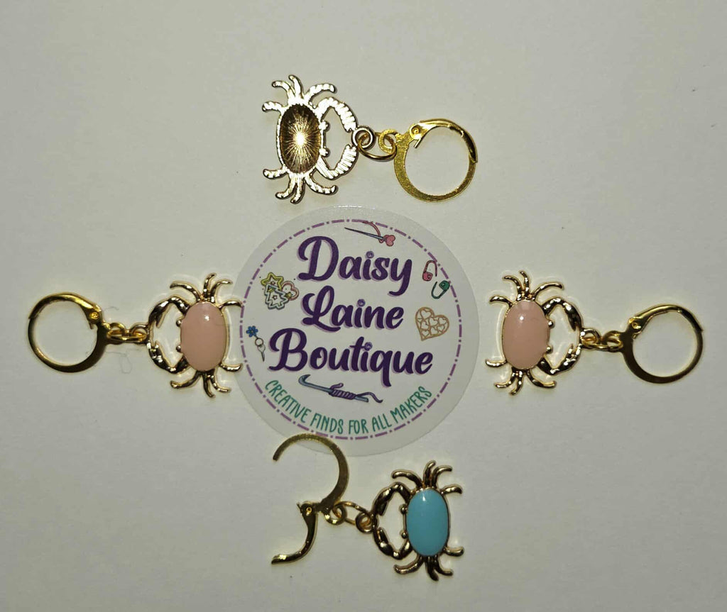 Crabs Colorful Stitch Markers