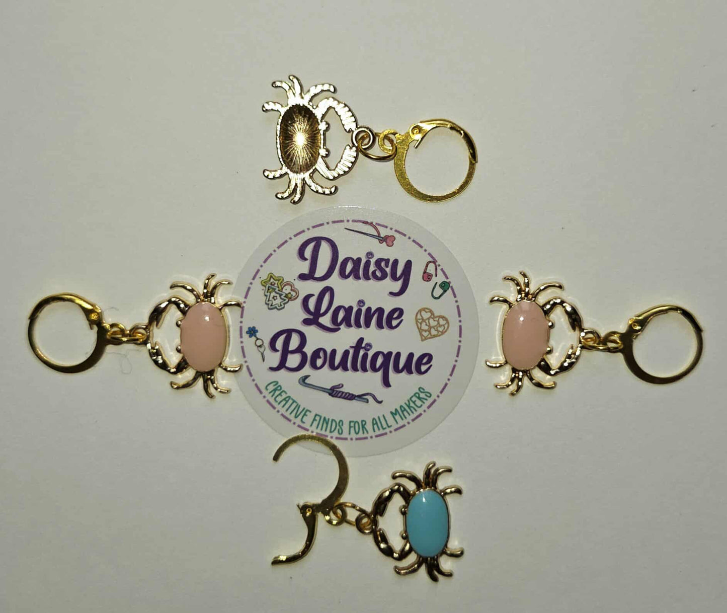 Crabs Colorful Stitch Markers