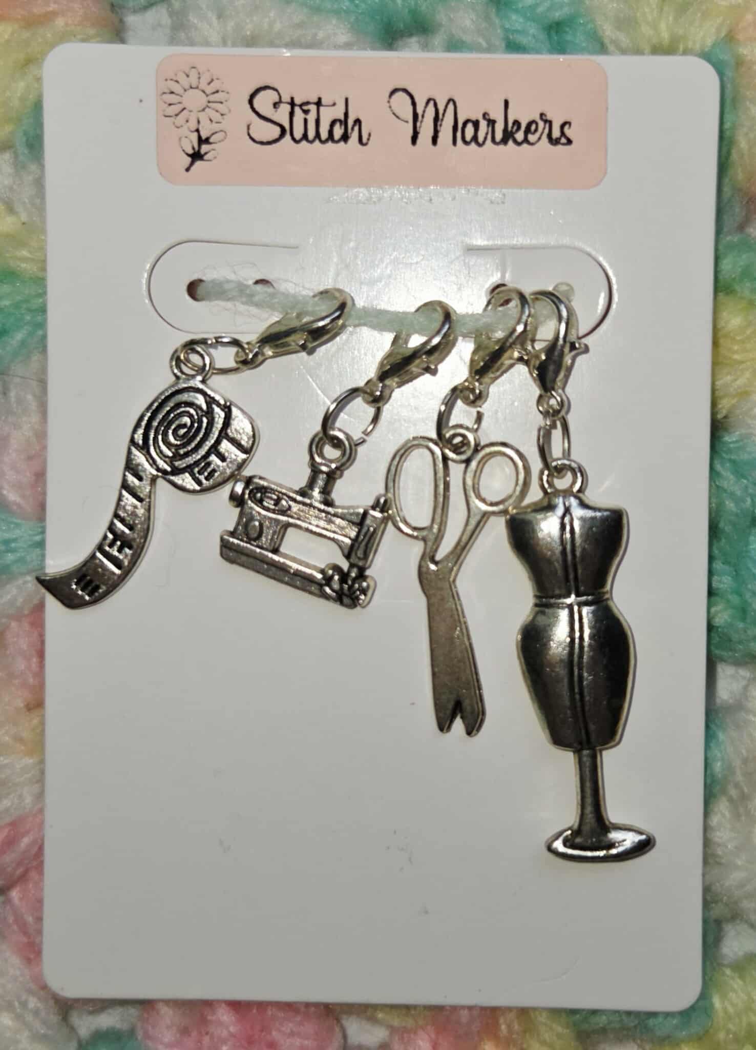 Sewing Seamstress Charms Stitch Markers