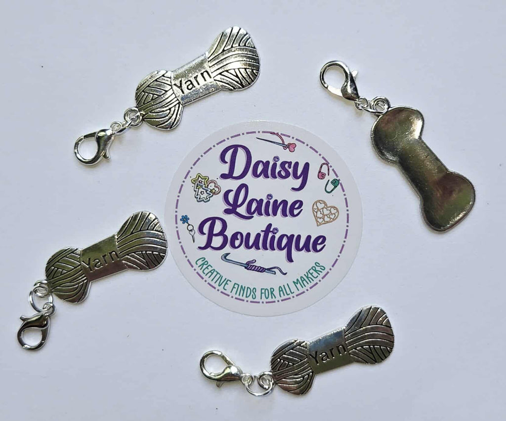 Yarn Skein Charm Stitch Markers