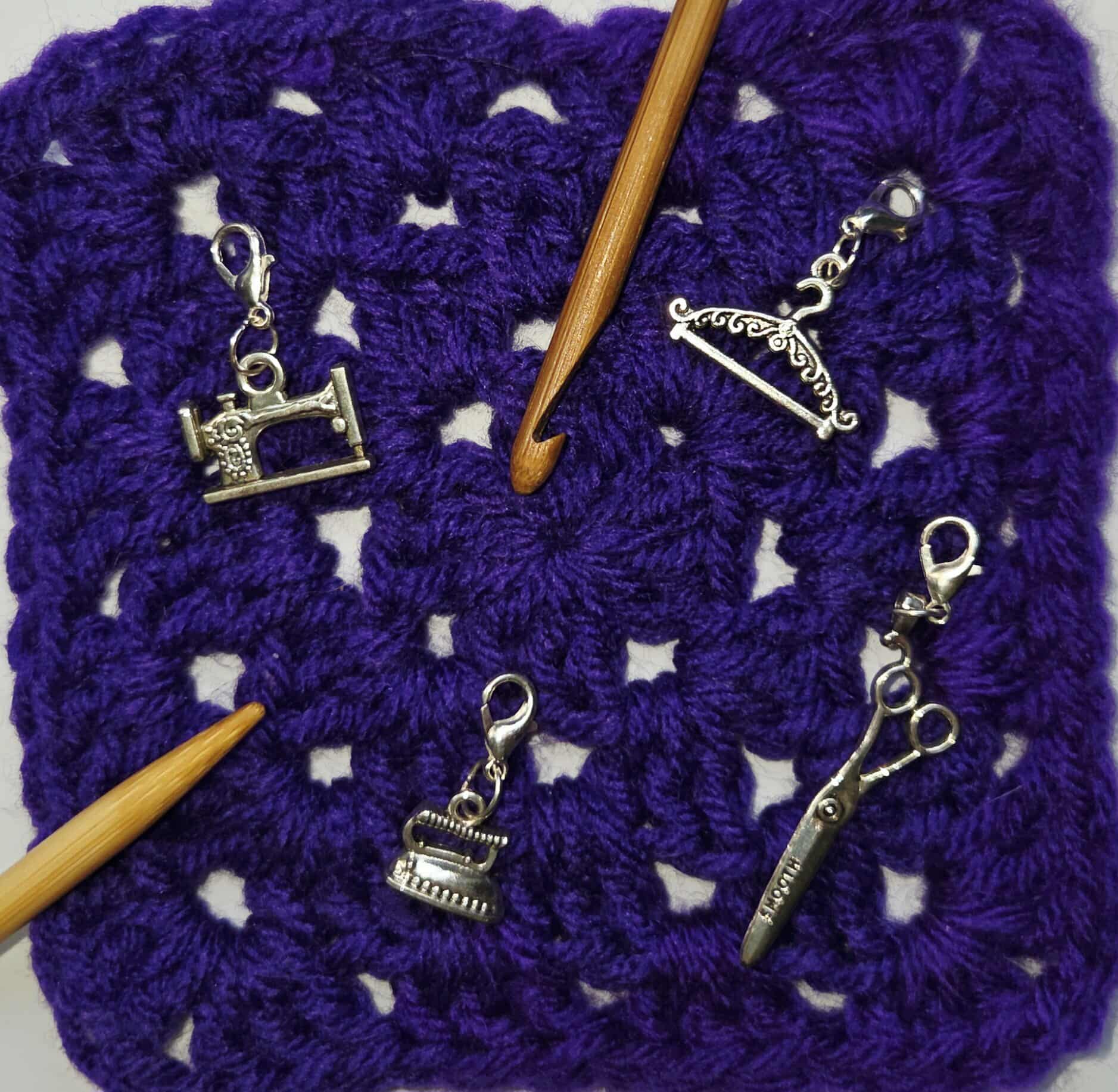 Seamstress Sewing Charms Stitch Markers