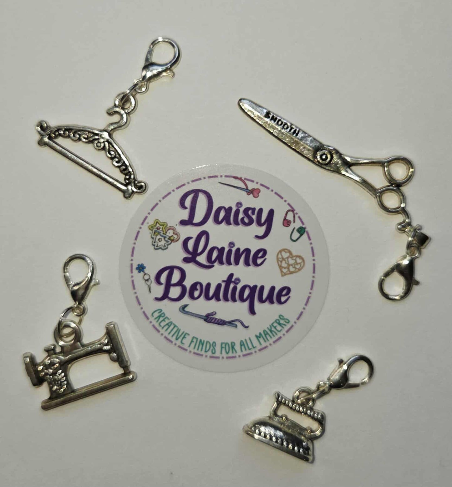 Seamstress Sewing Charms Stitch Markers