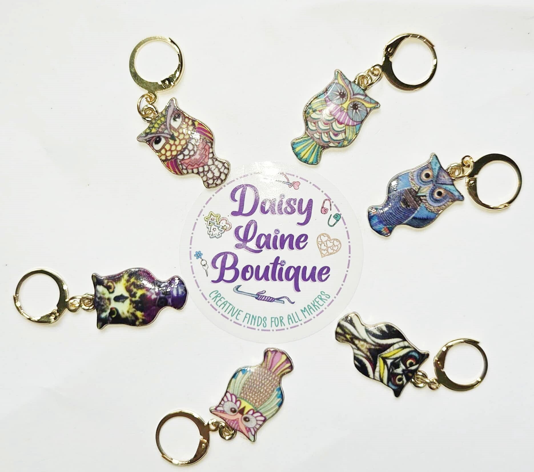 Owl Stitch Markers