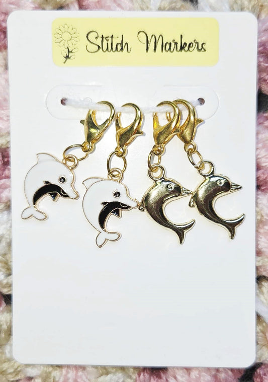 Dolphin Stitch Markers