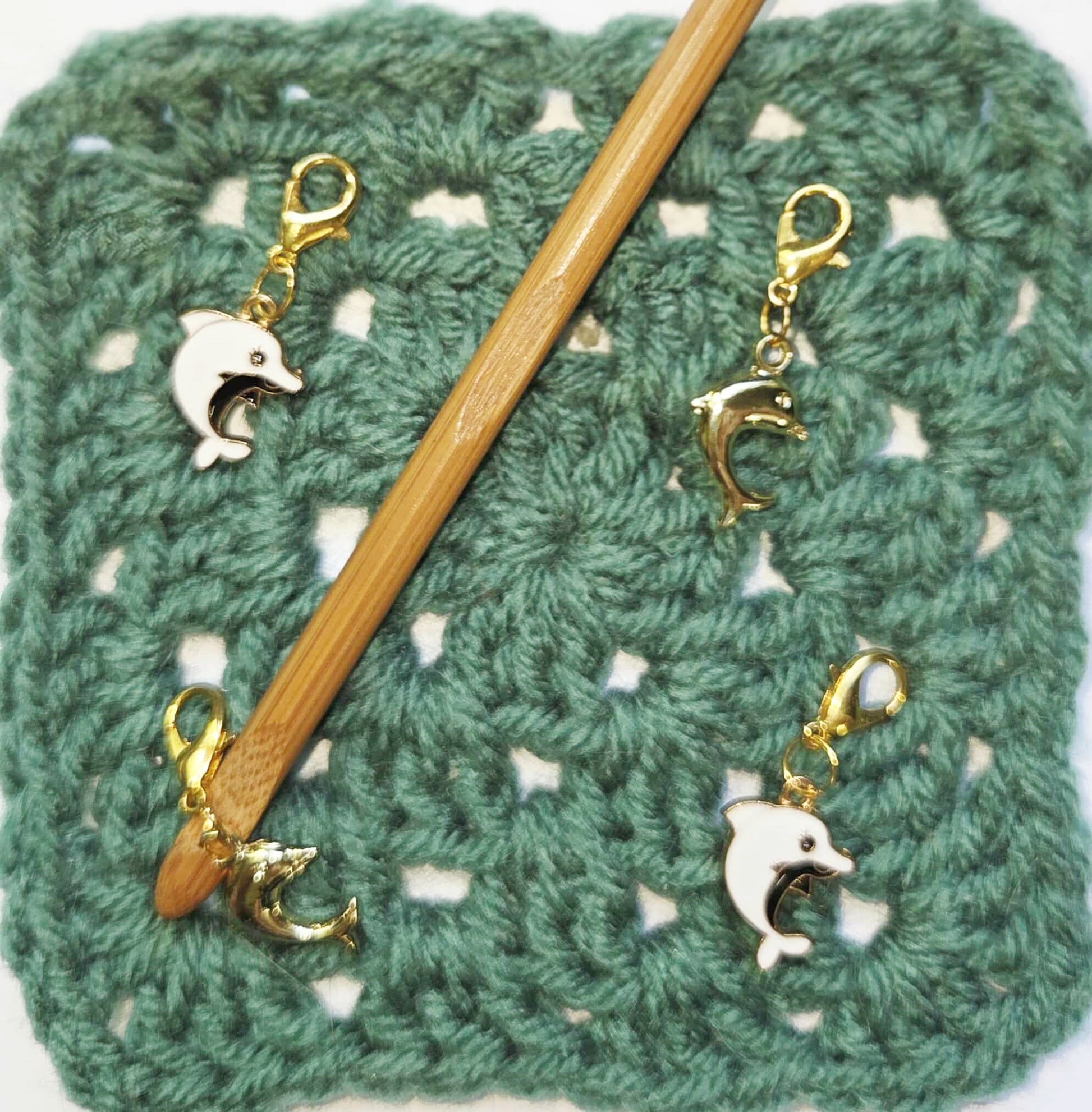 Dolphin Stitch Markers
