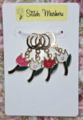Tulip Smiley Stitch Markers
