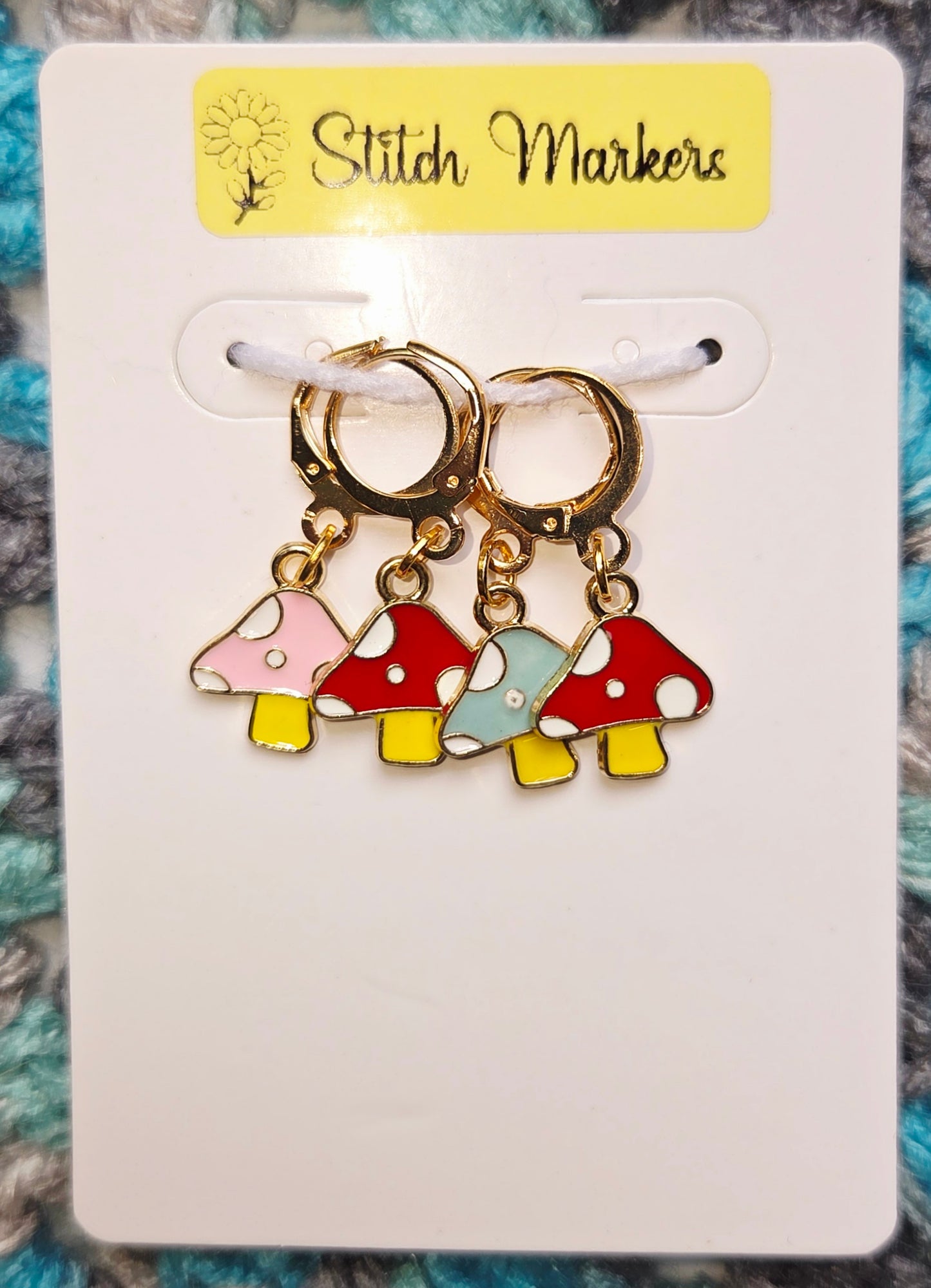 Mushroom Stitch Markers