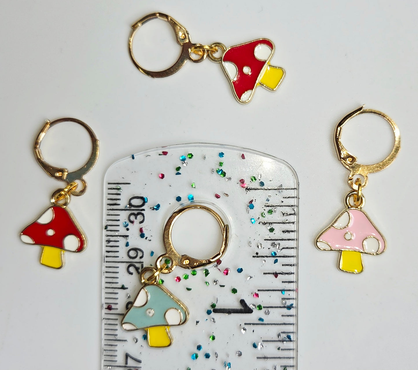 Mushroom Stitch Markers