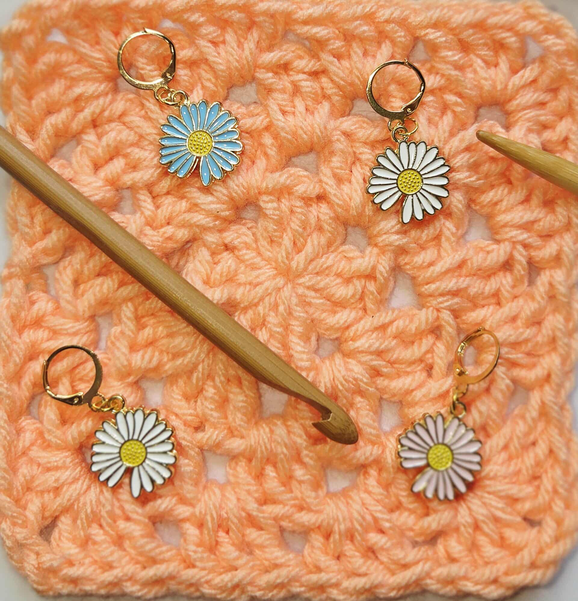 Daisy Big Stitch Markers