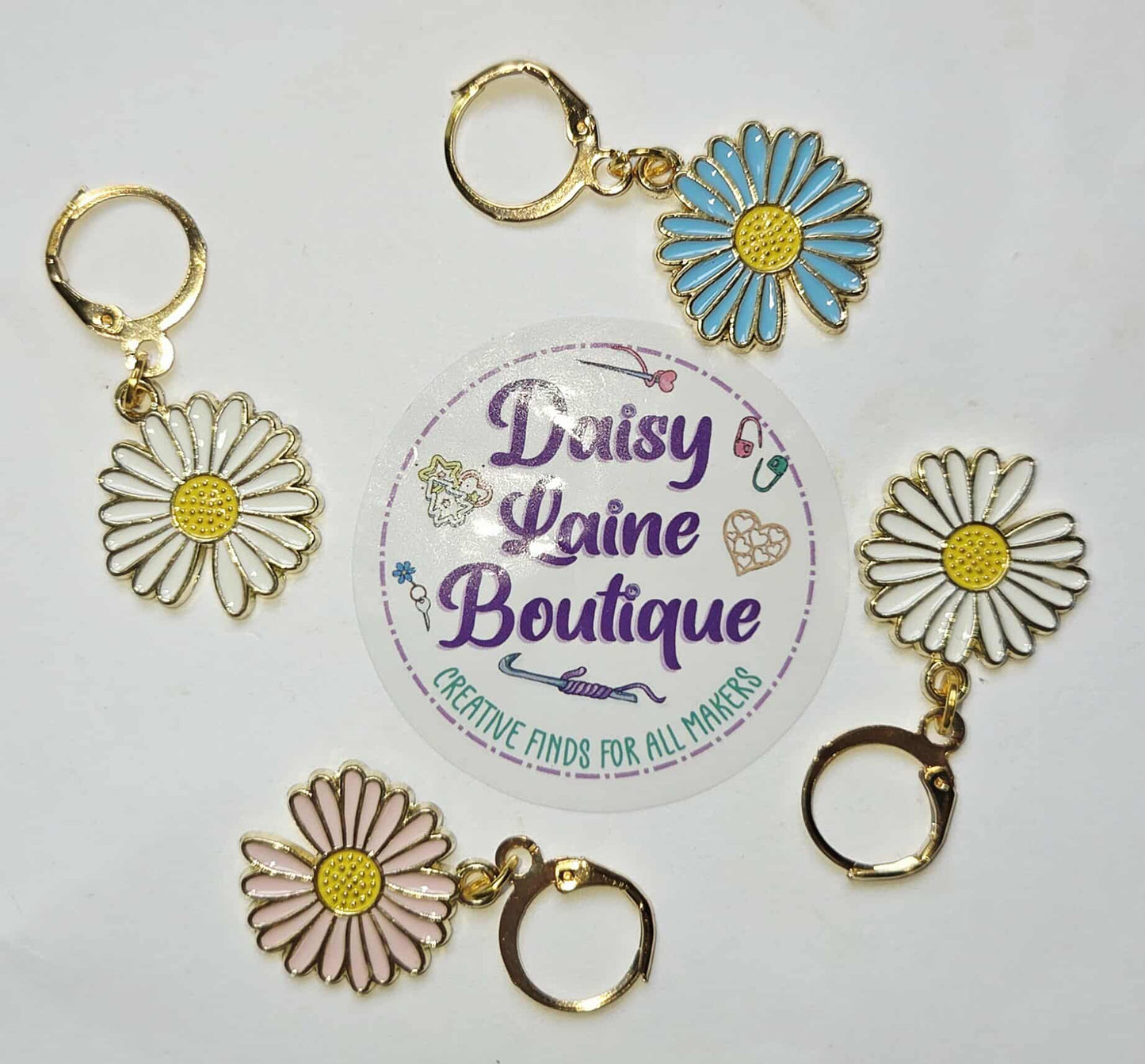 Daisy Big Stitch Markers