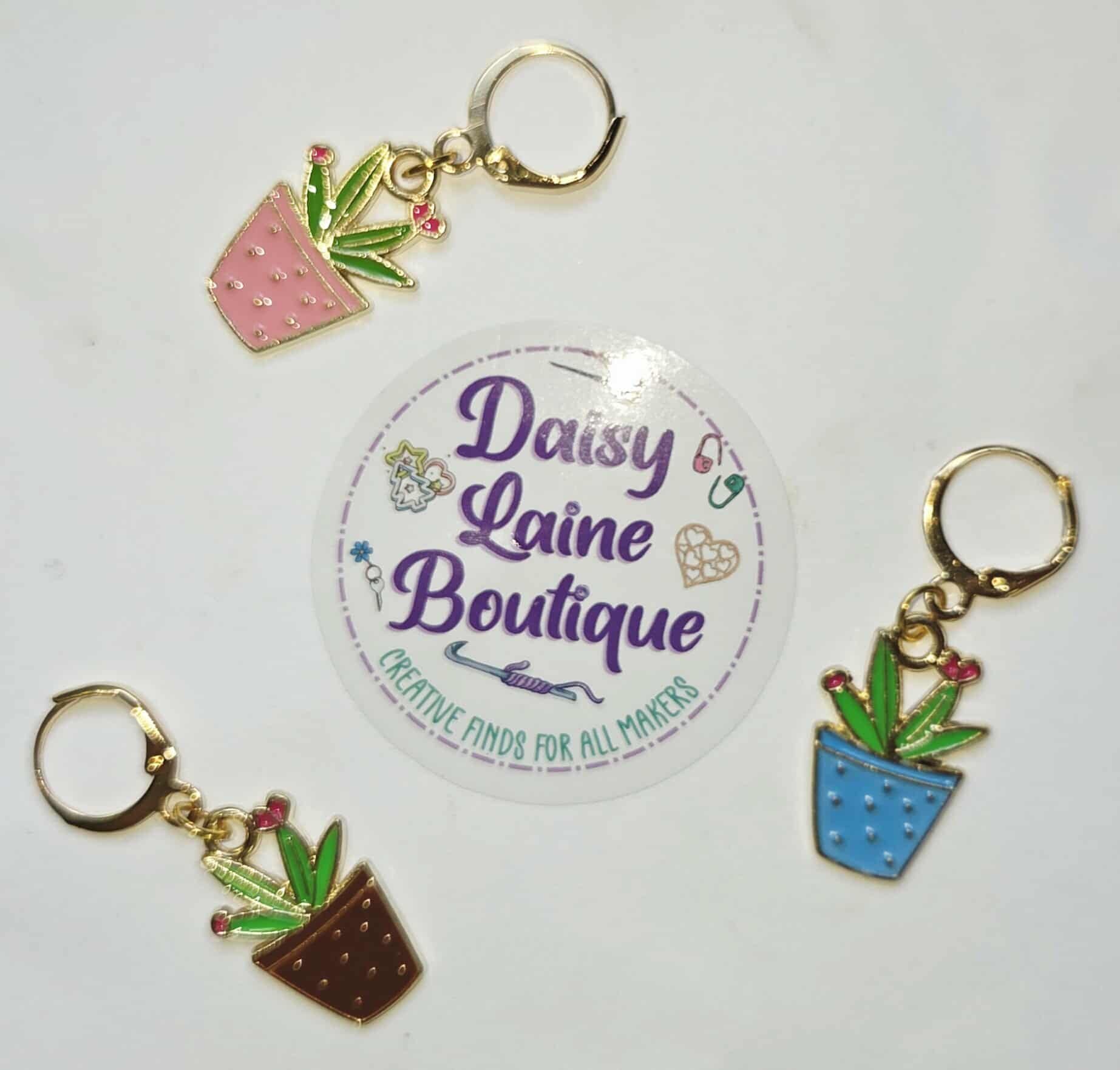 Cactus Plant Stitch Markers