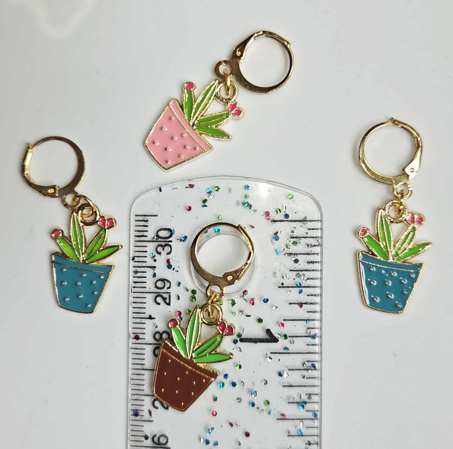 Cactus Plant Stitch Markers