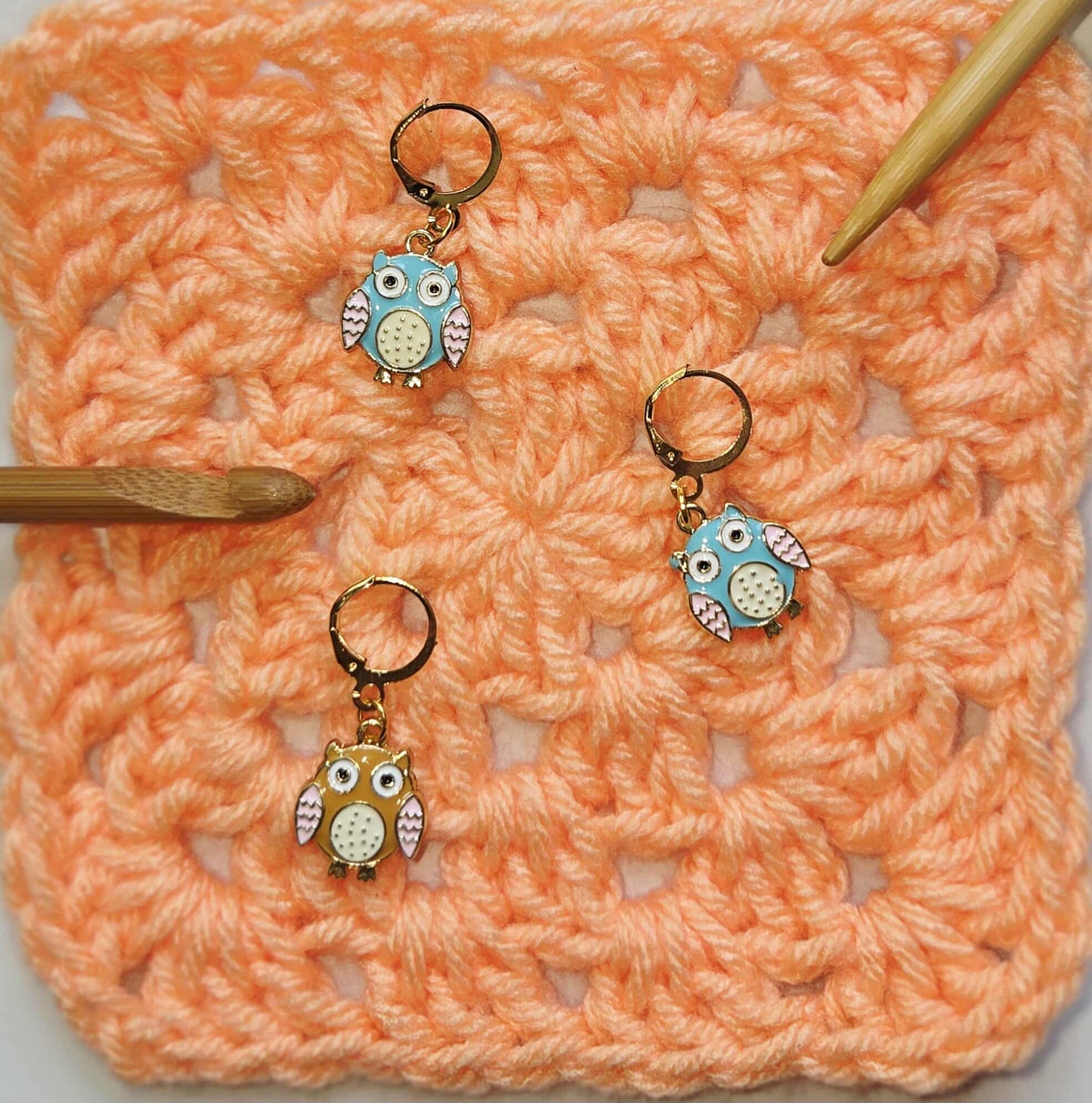 Owls Adorable Stitch Markers
