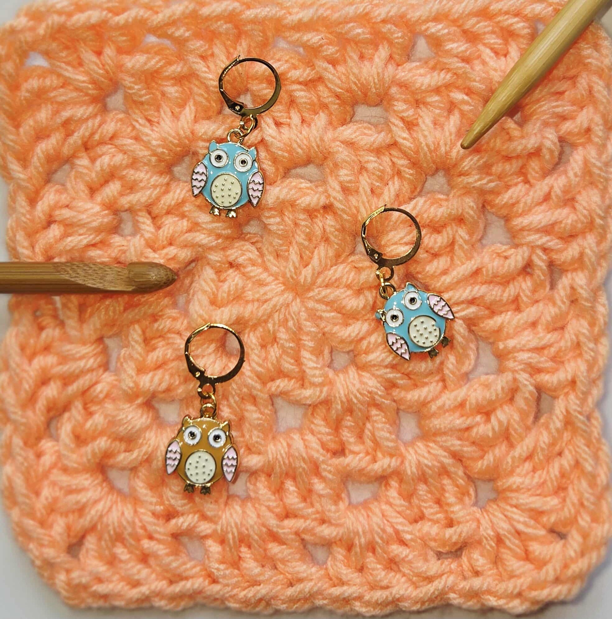 Owls Adorable Stitch Markers