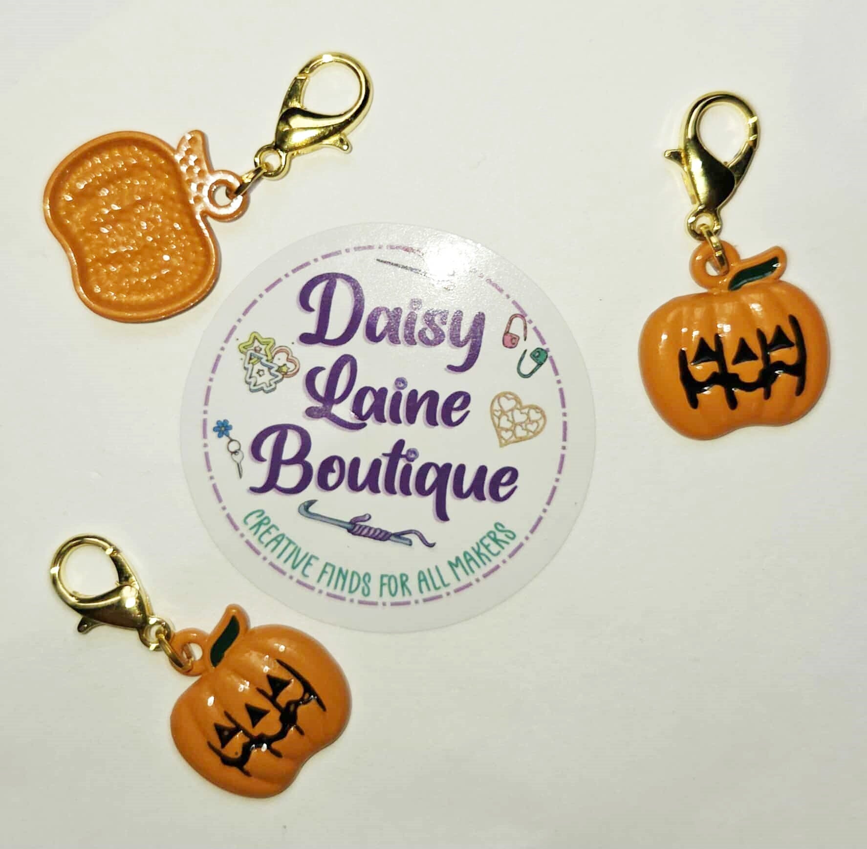 Halloween Pumpkins Stitch Markers
