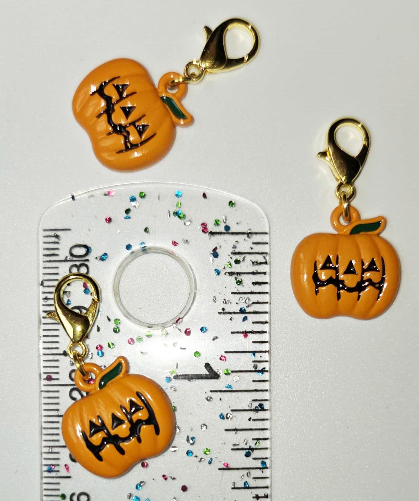 Halloween Pumpkins Stitch Markers