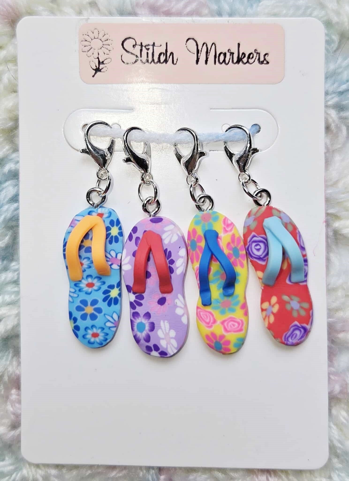Flip Flops Stitch Markers